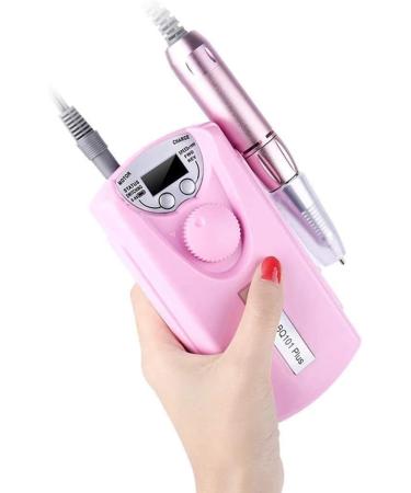 Nail Drill - Portable Efile Nail Drill 30000RPM Pink Finger Toe Nail Care Kit Electric Nail Drill for Acrylic Nails Gift for Women Home and Salon Use - Buy Online on GoSupps.com
