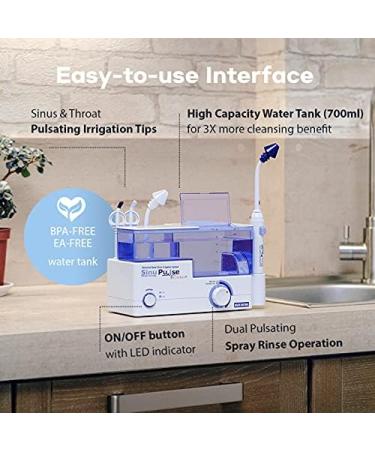 SinuPulse Elite: Advanced Nasal Irrigation System for Effective Nasal Congestion Relief - Buy Online on GoSupps.com