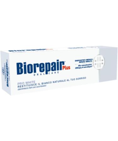 Biorepair Pro White Daily Toothpaste - 2.54fl.oz (75ml) - Whitening Teeth Care - Buy Online on GoSupps.com