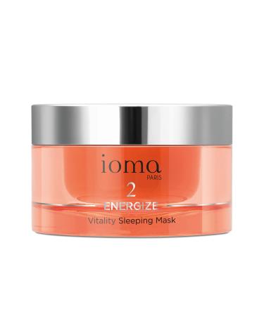 IOMA Paris - ENERGIZE Vitality Sleeping Mask - Moisturizing and Oxygenating Face Mask Treatment for Overnight Glow (50g)