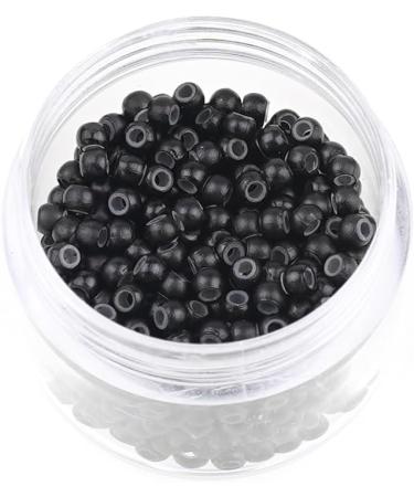 600PCS #1 Black Nano Rings for Hair Extensions - Silicone Lined Micro Rings - Buy Online on GoSupps.com