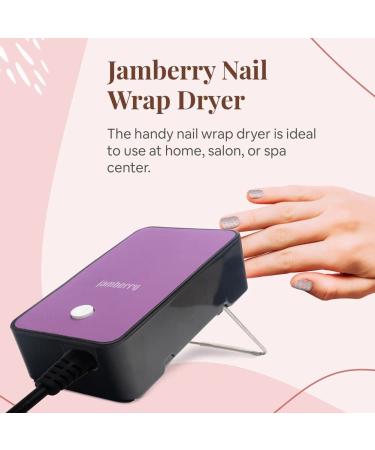 Jamberry Home Manicure Small Purple Nail Wraps - Easy DIY Nail Art - Buy Online on GoSupps.com
