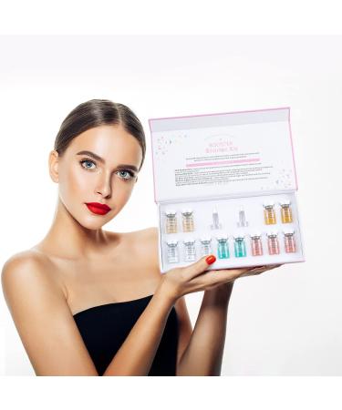 BB Glow Starter Kit - Anti Aging Serum for Microneedling - 2 Kits with 24 Vials of BB Glow Serum and Pigment Foundation - Buy Online on GoSupps.com