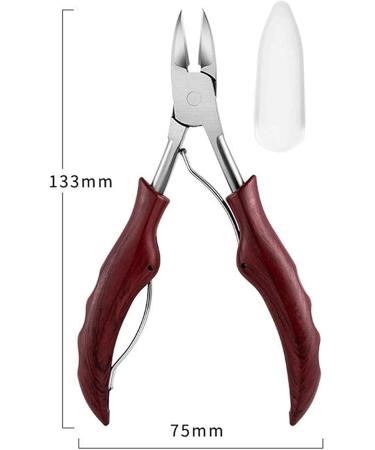 OUSIKA Nail Clippers Nail Art Cuticle Clipper Scissors Manicure Pedicure Dead Skin Romover Nipper Tool Stainless Steel Pliers Fingernail Toenail Nails - Buy Online on GoSupps.com