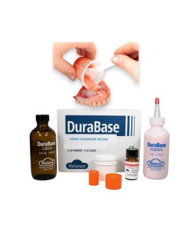 Hard Denture Reline Kit Chairside Acrylic Repair and Rebase Conditioner for Long-Lasting Fit and Comfort