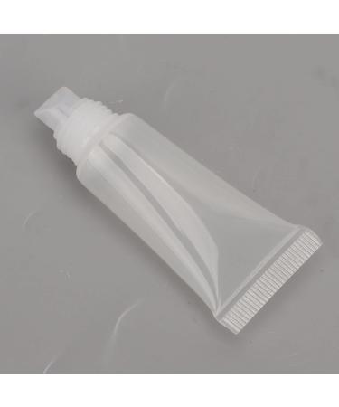 25pcs Lip Balm Tubes 5ml Empty Lip Gloss Balm Containers Refillable DIY Lip Gloss Tube for Shampoo Body Lotion Containers Cosmetic Transparent - Buy Online on GoSupps.com