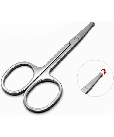 YSUUZRL 2 Pcs (Nasal hair scissors+Square handle with two rings) Whitehead Removal Acne Blackhead Removal Needles Tweezers Beauty Salon Pimples Needles Deep Cleaner Clip Tool - Buy Online on GoSupps.com
