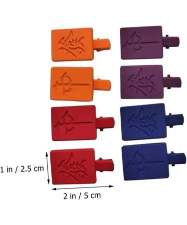 FRCOLOR 8 Pairs mahjong hairpin girls hair clips hair accessories for girls girl hair clips mahjong barrettes hair sticks hair charms creative hair clips bangs hair clips girls hairpins - Buy Online on GoSupps.com