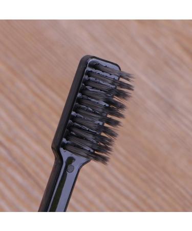 Buy Foldable Travel Toothbrush | Portable Bamboo Coal Toothbrush for Adults & Teens - Soft Bristles for Travel & Camping - Buy Online on GoSupps.com