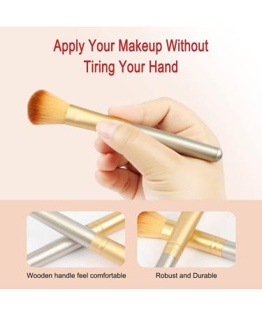 Professional Makeup Brush Set - Blusher Foundation Concealer & Eye Shadow Brushes for Flawless Beauty - International Shipping Available - Buy Online on GoSupps.com