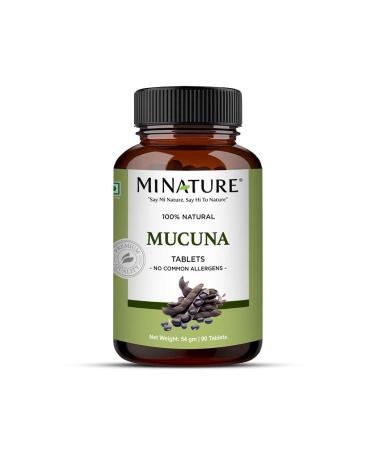 Mucuna Tablets by mi Nature| | Pure & Natural herb | Free from Chemical & Preservative| Plant Based Gluten Free |90 Tablet 45 Days Supply 1000mg