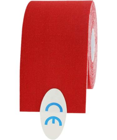 HERCHR Kinesiology Athletic Tape - Waterproof Cotton Muscle Support Strapping Bandage 2.0x196.9in Red - Ideal for Injury & Sports Recovery - Buy Online on GoSupps.com