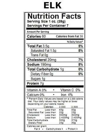 Pearson Ranch Hickory Smoked Wild Game Elk Summer Sausage Pack of 3 - 7oz Sticks | Low-Carb, Gluten-Free, MSG-Free, Low-Fat - Buy Online on GoSupps.com
