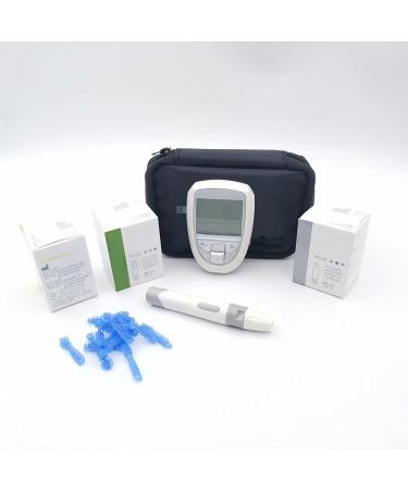Healthcaretuye 3 in 1 Cholesterol Meter Cholesterol Test Meter Kit Cholesterol Analyzer Monitor G.L.U Uric Acid Test Meter Analyzer+ Test Chips (1xAnalyzer+10CHO Chip+10UA Chip+25GLU Chip) - Buy Online on GoSupps.com