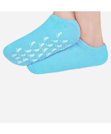 Minkissy 3 Pairs Moisturizing Gel Spa Socks - Soft Foot Moisture Socks with Essential Oils for Spa-Like Comfort - Buy Online on GoSupps.com