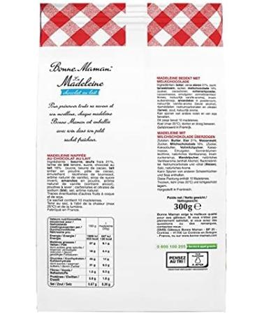 BONNE MAMAN - Milk Chocolate Madeleine 300G - Pack of 3 - Sold in Packs - Buy Online on GoSupps.com