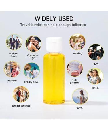 200 Pack 1.7oz/50ml Travel Plastic Empty Bottles Mini Hand Sanitizer Bulk Travel Size with Flip Cap Squeezable Refillable Container for Cosmetic Baby Shower Birthday Wedding Party Favor (200PC-CLEAR) - Buy Online on GoSupps.com