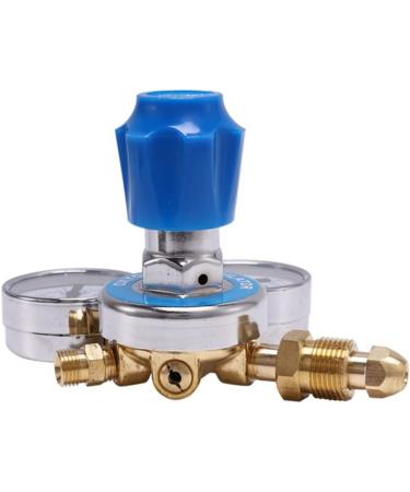xorea Oxygen Gas Bottle Regulators O2 Reducing Pressure Inhaler Double Gauge Regulator Oxygen Tank Regulator - Buy Online on GoSupps.com