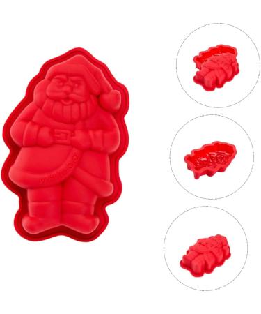MAGICLULU 2 Pcs Baking Mold Silicone Molds Homemade Cake Mold Xmas Cake Making Mold Large Cake Mold Food Grade 18.2X11.5X3CM As Shown - Buy Online on GoSupps.com