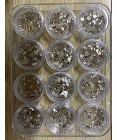 Leelosp 480 Pcs Tooth Gem Kit DIY Teeth Crystals Jewelry Fashionable Teeth Gems Kit Artificial Crystal Tooth Reflective Ornaments (Without Glue) (White) - Buy Online on GoSupps.com