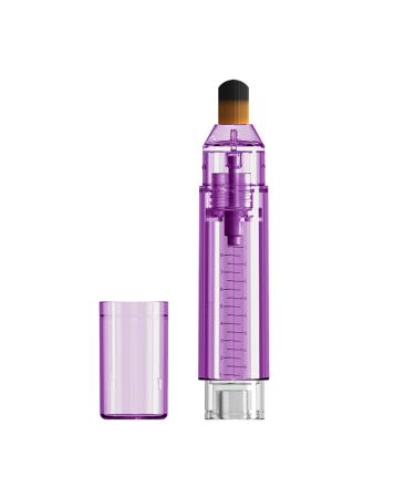 Applicateur du cuir chevelu Rouleau rouleau Huile SAFED-CARE PORTABLE PORTABLE ARRIENCE (Violet transparent)