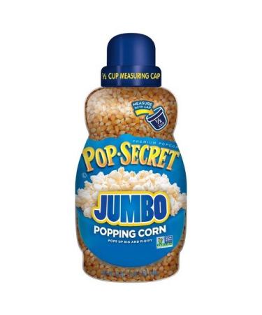 Pop Secret Big and Fluffy Jumbo Popping Corn (30 oz Jar) Free 1/2 Cup Measuring Cup
