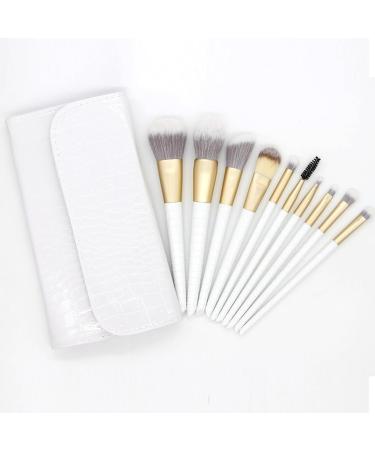 10-Piece Soft Hair Makeup Brush Set for Powder & Eyeshadow | Beauty Tools for Flawless Application - International Shipping Available - Buy Online on GoSupps.com