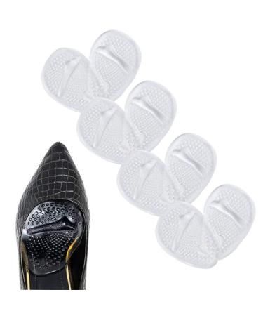 Metatarsal Pads for Women Ball of Foot Cushions Men Premium High Heel Extra Soft Forefoot Cushioning Pain Relief Prevent Blisters and Calluses Fit Any Shoe (Clear)