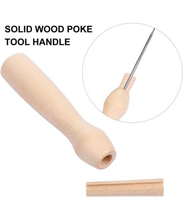 Wakauto Wool Needle Handles - 10Pcs Wooden Handle for Felting Needles | Embroidery Needle Handles Replacement - Needle Felting Tools Kit - Buy Online on GoSupps.com
