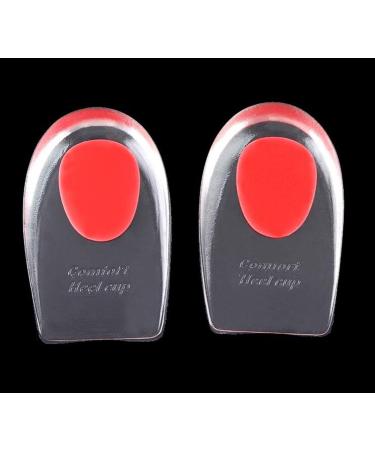 Gel Heel Pillow & Silicone Heel Cushions for Plantar Fasciitis & Heel Spur - 2 Pairs (Size 35-39) - Comfort for Achilles Tendon Pain - Buy Online on GoSupps.com