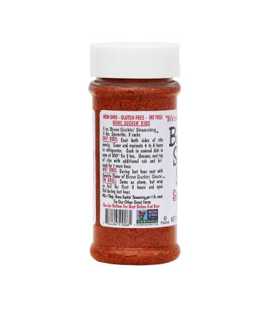 Bone Suckin' Seasoning & Rub 5.8 oz (Pack of 3) - Premium BBQ Seasoning Mix - Buy Online on GoSupps.com