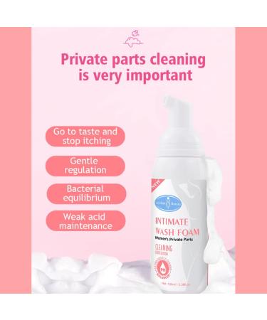 AICHUN BEAUTY Wash Foam - Ultra Gentle pH Balanced Vaginal Cleanser for Odor Removal | 100ml / 3.38fl.oz - International Shipping Available - Buy Online on GoSupps.com