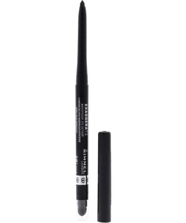 Rimmel Exaggerate Waterproof Eye Definer Noir Pencil Black | Long Lasting Eyeliner - Buy Online on GoSupps.com