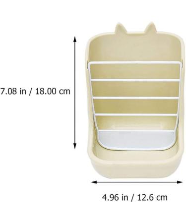 Balacoo 1pc 2 in 1 Grass Stand Hamster Chinchilla Feeder Food Basket Bunny Feeder Rack Manger Pet Ferrets - Buy Online on GoSupps.com