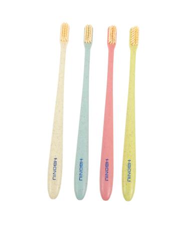 Mobestech 16 Pcs Toothbrush Tongue Brush Soft Fur Cotton Brush Travel Plastic 1 Piece (Pack of 1) As Pictured X 4 Pieces