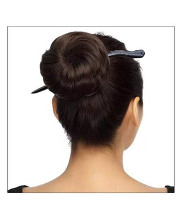 Handmade Black Sandalwood Hair Sticks | Frcolor Retro Hair Chopsticks (2 Pcs) - International Shipping Available - Buy Online on GoSupps.com