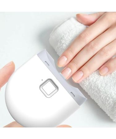 Doengdfo USB Electric Nail Clipper Cutter with LED Light 2-Speed Automatic Nail Grinder Trimmer for Baby Adult Mini Manicure Tool - Buy Online on GoSupps.com
