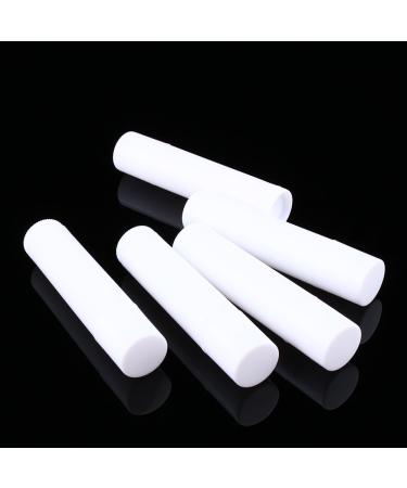 100PCS Empty Lipstick Containers 5ml - White Lip Balm Tubes | Safe Durable PP Material for DIY Cosmetics - Buy Online on GoSupps.com
