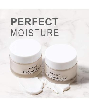 URANG Rose Ceramide Cream 1.69 oz | Organic Anti-Aging Moisturizer for Dry, Oily & Sensitive Skin - Buy Online on GoSupps.com