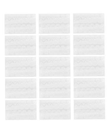 15sheets Nail Jelly Glue Adhesive Nail Tabs Jelly Nail Polish False Nail Glue Stickers False Nail Glue Tabs Nail Adhesive Tabs Adhesive Glue Tabs Transparent Glue Multifunction
