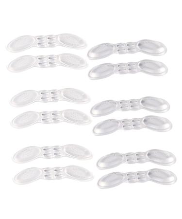 NOLITOY 6 Pairs Butterfly Follower Heel Liners Heel Grips for Womens Shoes Foot Care Protector Shoe Protector Silicone Patches Clear High Heels Heel Pad Shoes Heel Cushion Soft Sticker Gel