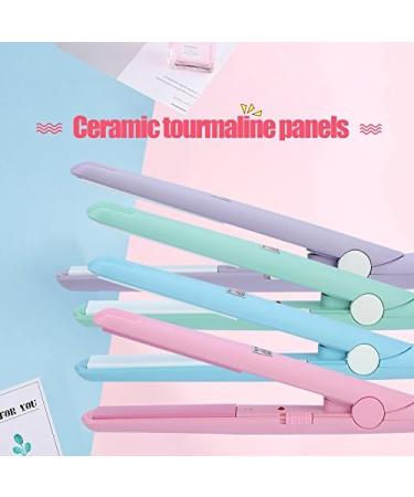 2-in-1 Hair Straightener & Curler - Mini Electric Ceramic Tourmaline Flat Iron for Smooth Hair | International Shipping - Buy Online on GoSupps.com