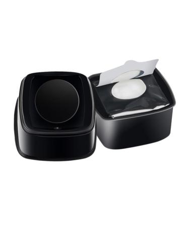 NOLITOY 2 Pcs Facial Makeup Remover Wipes - Cleansing Cotton Cloths with Hyaluronic Acid Essence - 9.8x9.5cm - Black - International Shipping Available - Buy Online on GoSupps.com