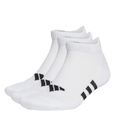 adidas Unisex Performance Cushioned Low 3 Pairs Socks white/white/white 43-45 Striped