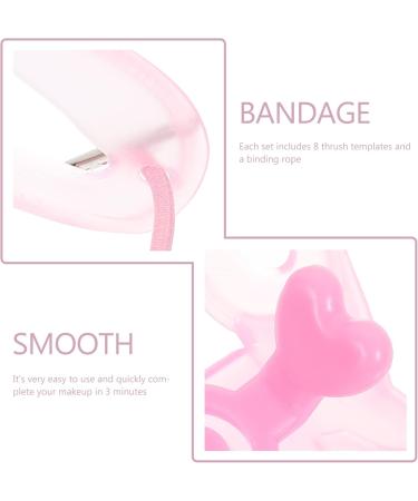 DOITOOL Eyebrow Tools 9 Sets Eyebrow Aid Eyebrow Shaping Template Eyebrows Makeup Travel Eyebrow Stencil Eyebrow Stickers 12X11X8CMx3pcs Pinkx3pcs - Buy Online on GoSupps.com