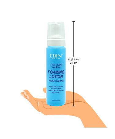 Curl & Twist Foaming Lotion Original - 8.5 oz/ 250ml | Enhancing Natural High Shine Curls Taming Flyaways Adding Volume - All Day Definition - Buy Online on GoSupps.com