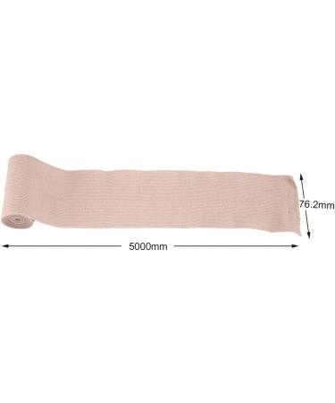 iwobi 4 Pcs Elastic Bandages Wrap Compressions Bandages Cotton Durable with Extra Metal Clips for Leg Knee Sprain Wrist Chest Body Medical Beige - Buy Online on GoSupps.com