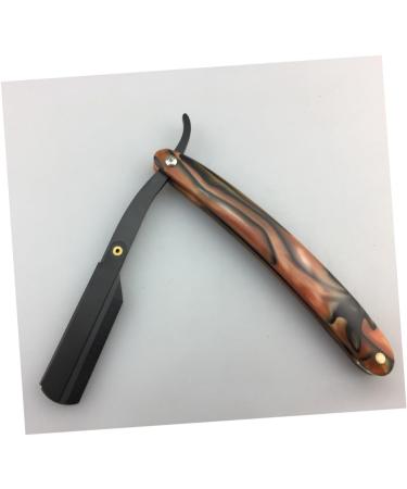 Angoily Men's Metal Razor & Cutlery Holder Safe Stylish Hand Razor with Bamboo Knife Handbook - Buy Online on GoSupps.com