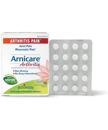 Buy Boiron Arnicare Arthritis Relief - 60 Tablets | Natural Pain Relief for Joint Pain & Inflammation | International Shipping Available - Buy Online on GoSupps.com
