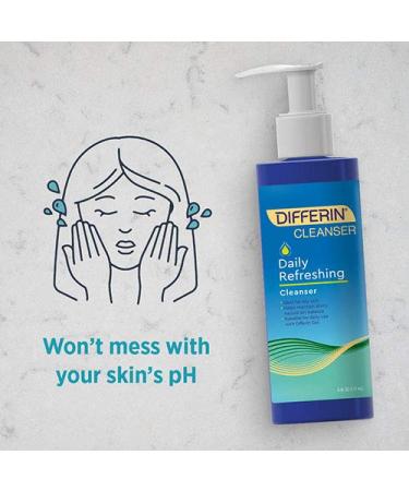 Buy Differin Daily Refreshing Cleanser 6 fl oz - Acne Treatment & Skin Care - Buy Online on GoSupps.com